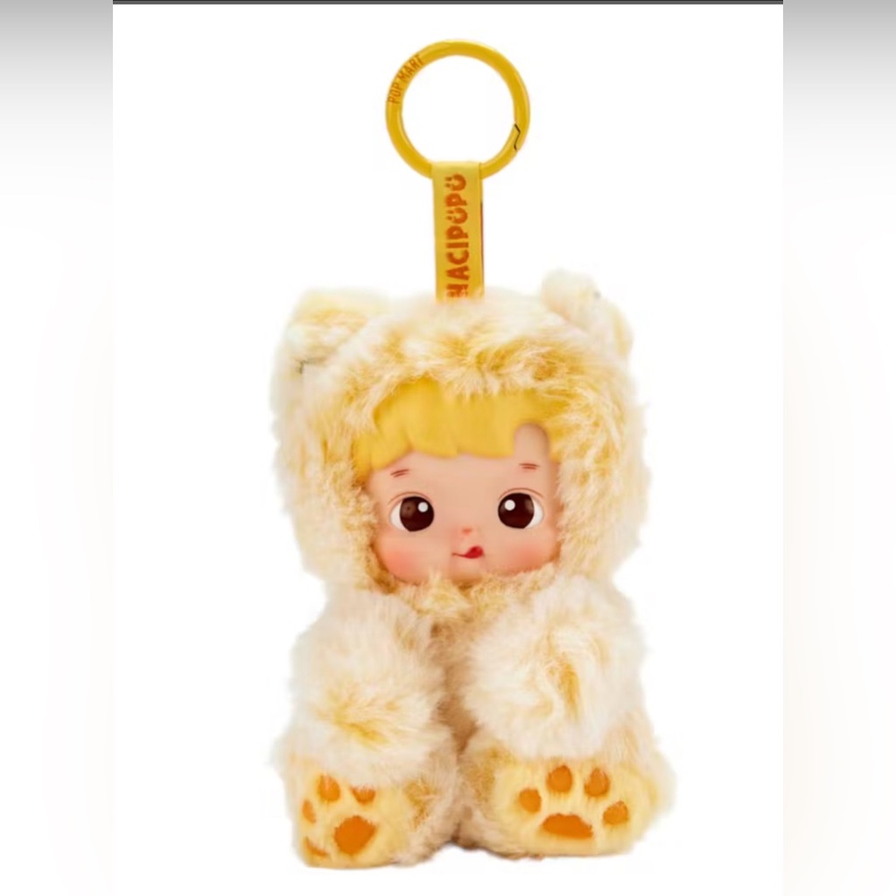 Pop Mart HACIPUPU Gummy Bear Series Vinyl Pineapple Flavor Plush Pendant - Picture 1 of 3